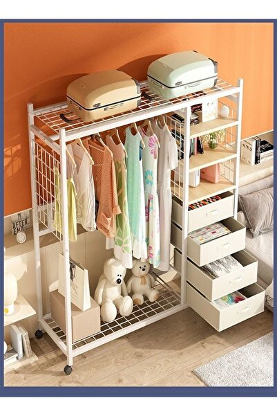 Raffine Multifunction Moveable Multi Storage Clothes and Household Items Stor...