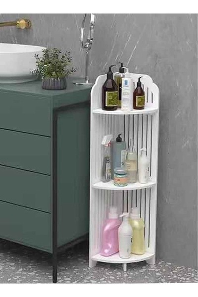 Raffine رف تخزين متعدد الأغراض لتوفير المساحة للاستخدام المنزلي، رف تخزين زاو...