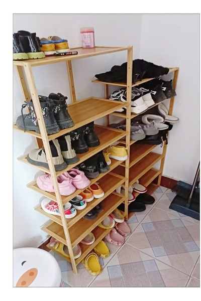 Raffine Multi-Layer Bamboo Shoe Rack Storage Shelf