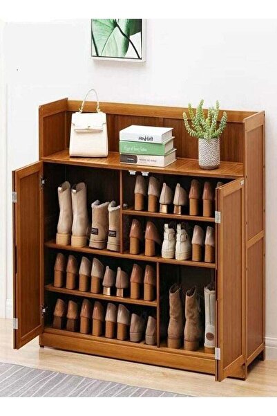 Raffine خزانة أحذية منزلية ذات سعة تخزين كبيرة 117 × 33 × 85 سم