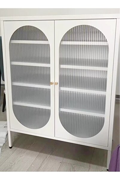 Raffine Multifunction Modern Design Entryway Shoe Rack Laminated Display Showcase Display Cabinet Freestandi