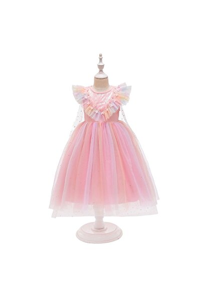 Raffine زي الأميرة سندريلا الجميل المكون من قطعة واحدة للفتيات والأطفال لحفلا...