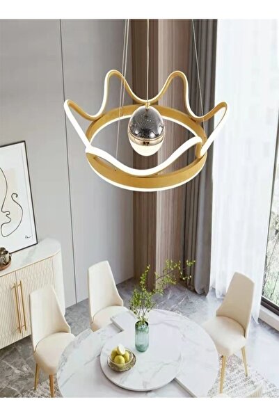 Raffine 1-Piece New Design Crown Shape LED Chandelier Ceiling Light Fixture Ceiling Lamp for Kid's Bedroom
