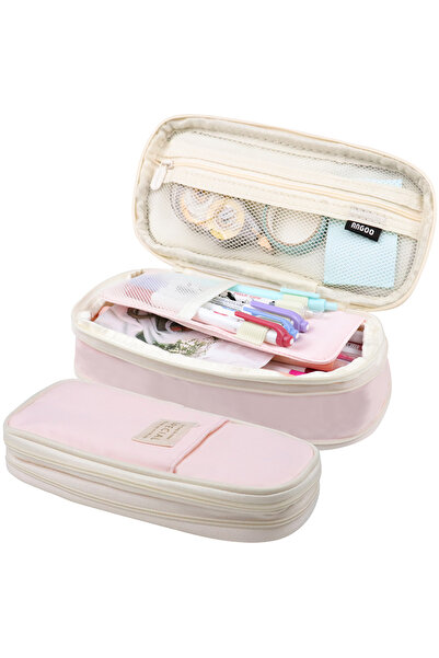Choice1 1 قطعة من حقائب أقلام كاواي الوردية ذات سعة كبيرة وحقيبة أقلام رصاص و...