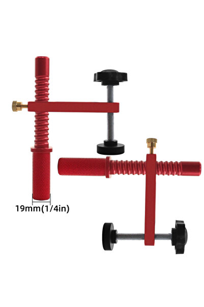 Choice 2pc 19mm Woodworking Spiral 19/20MM Hold Fast Hold Down Bench Dog Clamp Desktop Quick Acting Hold Do