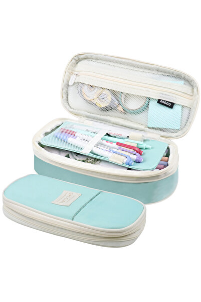 Choice1 1 PCS Light Blue Kawaii Pencil Cases Large Capacity Pencil Bag Pouch ...