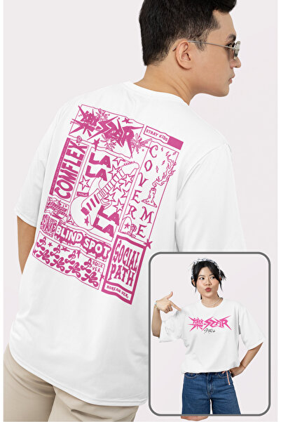 Fuddy Moda Μπλουζάκι Stray Kids Rock-Star Unisex Oversize - Εκτύπωση στην πλάτη