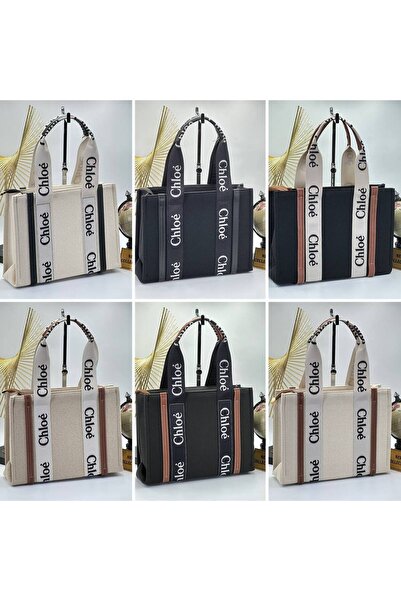 ELKA KANVAS KUMAŞ TOTE EL VE OMUZ ÇANTASI