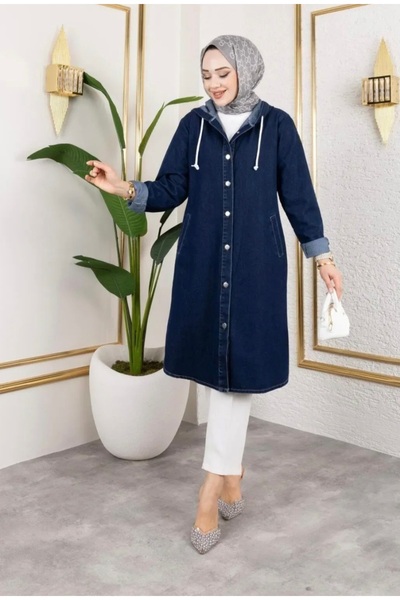 MissPul Găleată de blugi subțiri cu nasturi pentru femei Ferace