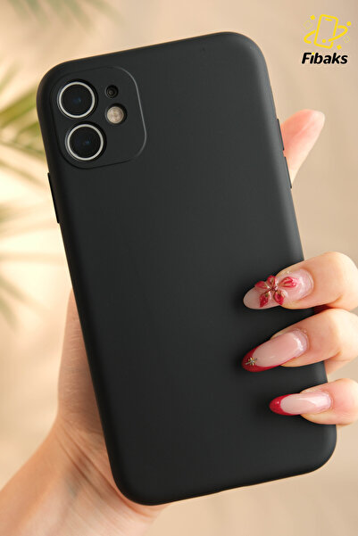 Fibaks Apple Iphone 11 Uyumlu Kılıf 3d Kamera Korumalı Içi Kadife Logosuz Lansman Kapak