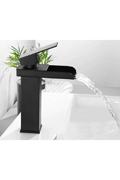 Sanlux Baterie Baie Cascadă Negru Mat, VST28