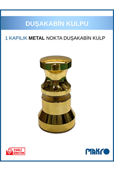 GLASSMAKRO Duşakabin Metal Nokta Kulp Gold