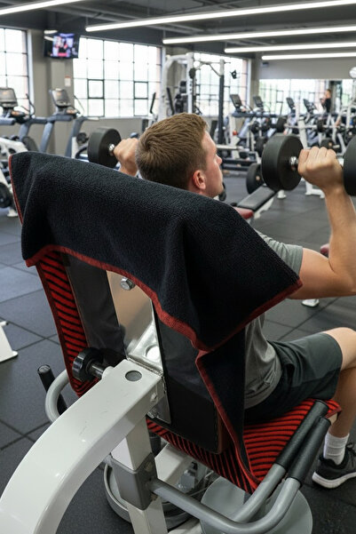 ROVAOS منشفة رياضية من روفا جيم 50×100 سم - منشفة لياقة بدنية مرنة مع غطاء 10...