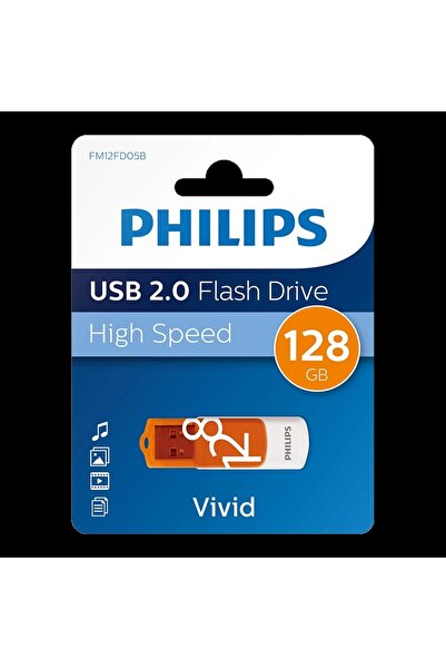 Philips Vivid USB 2.0 128GB USB Flash Bellek