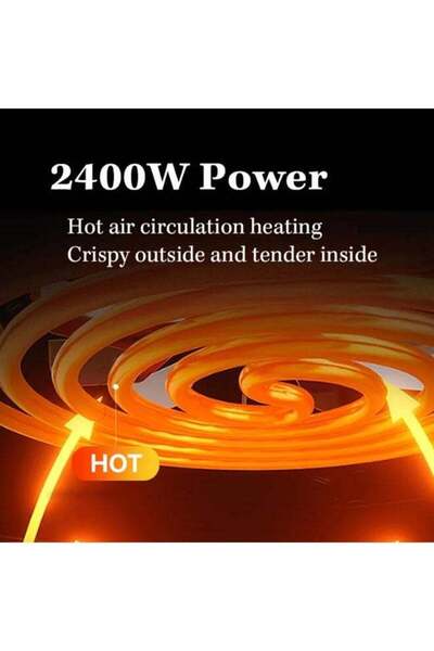 Bukela 7L Air Fryer – 2400W, Digital, Oil-Free