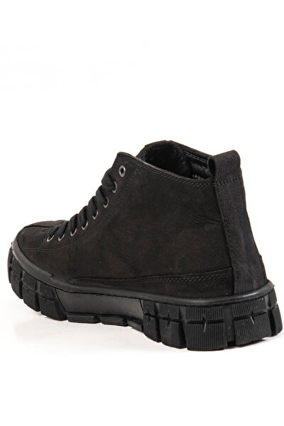 Bulldozer 230053 Siyah Nubuk Erkek Bot