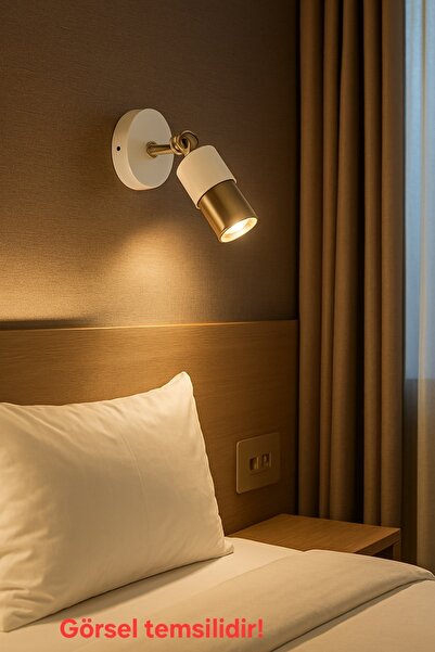 Bozyaka Aydınlatma LOTUS Decorative Antique Finish - Cream Movable Wall Sconce, Daylight LED Bulb Included