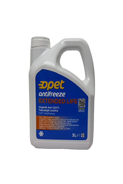 opet Antifriz Extented Life 3lt