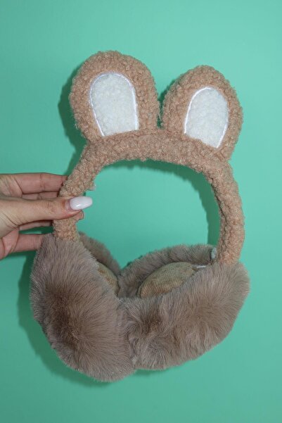 TAKIŞTIR Brown Plush Earmuffs
