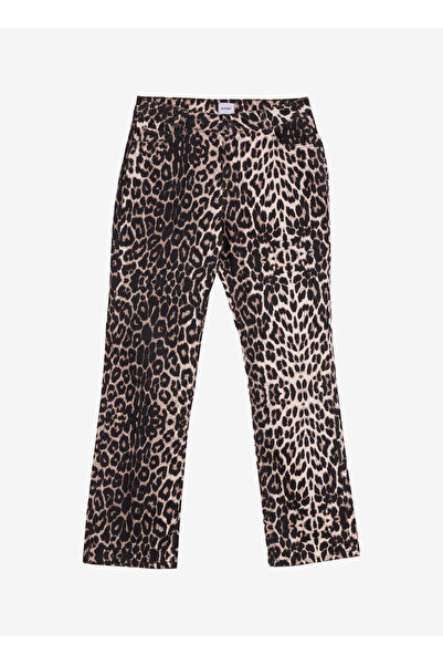 Mustang Normal Bel Regular Straight Kahve Kadın Pantolon M5WL-PNT1312