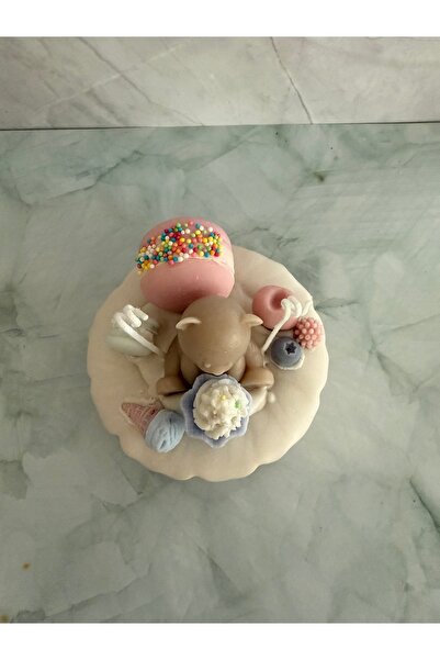 Bloom Ayıcık Pasta Mum