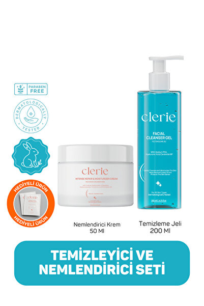 Clerie Cosmetics Aşırı Yağlanma Karşıtı Yüz Temizleme Jeli & Bariyer Güçlendi...