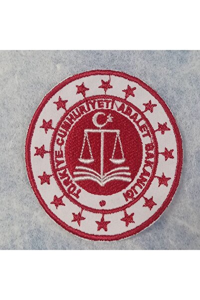 ARTHUR Adalet Bakanlığı Logo Peç | Nakış İşlemeli Kol Arması – Cırtlı Üniform...