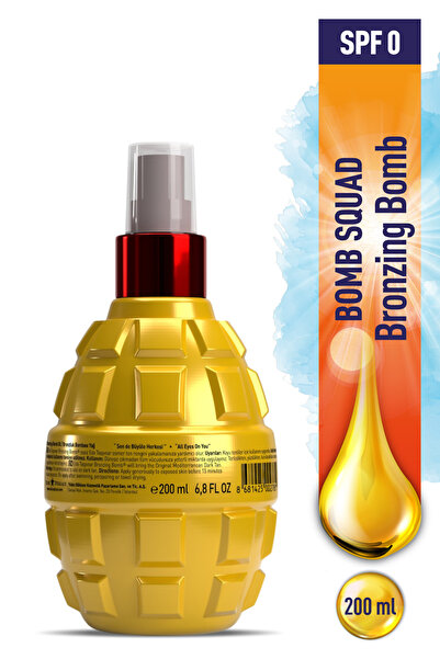 Eda Taşpınar Bronzing Bomb, Bronzluğun Zirvesi, Bronzluğu, Koyu ve Buğday Tenliler, 200 ml