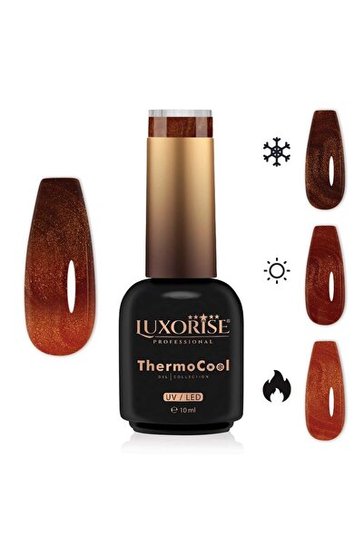 LUXORISE Oja semipermanentă termică ThermoCool în 3 culori - Bronz Radiance 10ml