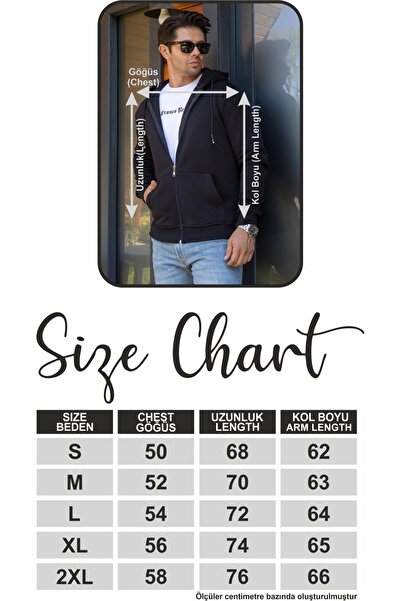 FRANCO RENZO Φούτερ με κουκούλα και φερμουάρ, 3 κλωστές, από βαμβακερό ύφασμα με ριμπ