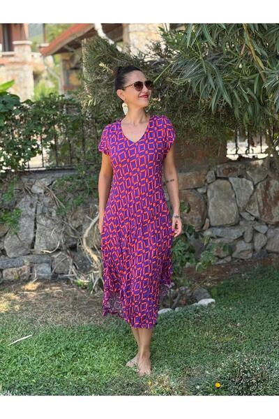 Punta Otantik Pss12284 Viscose Magic Dress