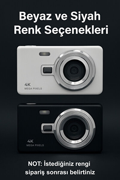 Kensa Dijital Fotoğraf Makinası | 4k | 48mp | 16x Zoom