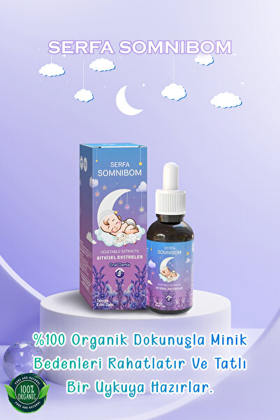 SERFA SOMNIBOM SOMNİBOM BİTKİSEL GAZ GİDERİCİ, UYKU DAMLASI 50 ML