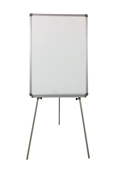 ABCPANO Ayaklı beyaz yazı tahtası, 80x120 cm kurs ders Teleskopik Ayaklı Beya...