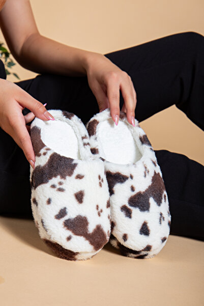 uway Γυναικείες παντόφλες με μοτίβο, βελούδινες, μαλακές, ελαφριές, αντιολισθητικές, χωρίς θόρυβο, χειμερινές παντόφλες για το σπίτι