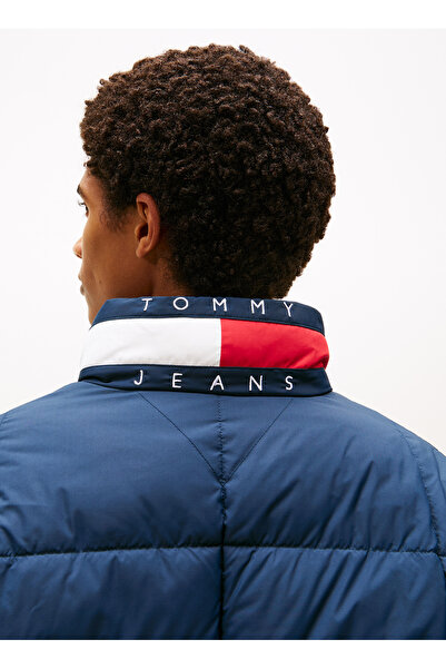 Tommy Jeans Sötétkék férfi kabát DM0DM22041C1G TJM DNA COLLAR PUFFR