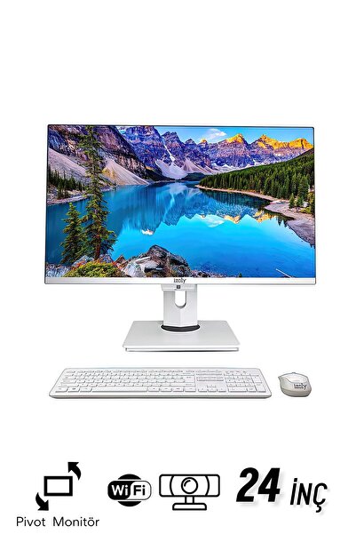 IZOLY P304 I3-10100 16gb 256gb 24" Fhd Webcam Pivot All In One Bilgisayar