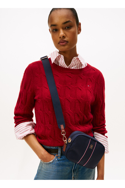 Tommy Hilfiger Tommy Hilfiger Lacivert Kadın Omuz Çantası AW0AW177100GY