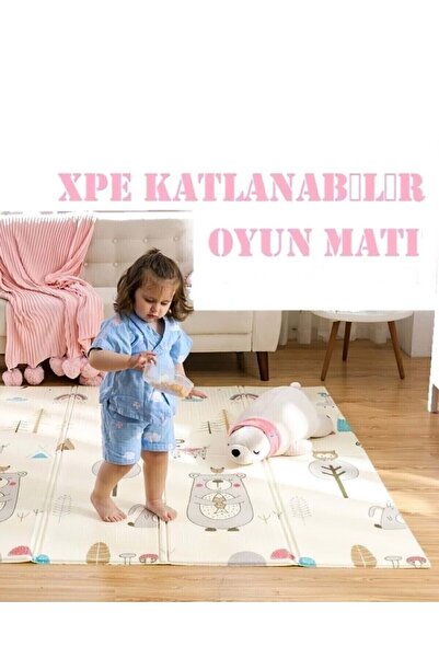 İnfant Hobby Forest Çift Taraflı Premium Katlanabilir Oyun Matı Oyun Halısı (ÖZEL TAŞIMA ÇANTALI)