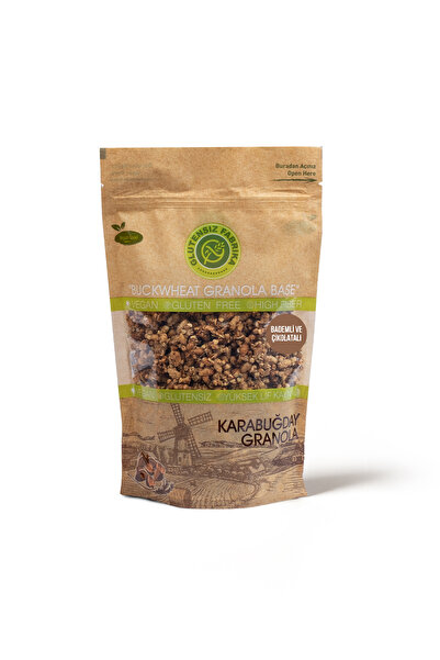 GLUTENSİZ FABRİKA Badem Ve Çikolatalı Yulaf & Karabuğday Granola 300 G (GLÜTENSİZ & VEGAN)