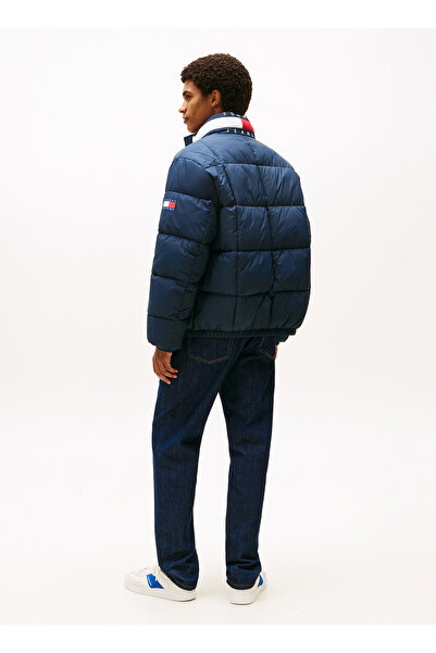 Tommy Jeans Sötétkék férfi kabát DM0DM22041C1G TJM DNA COLLAR PUFFR