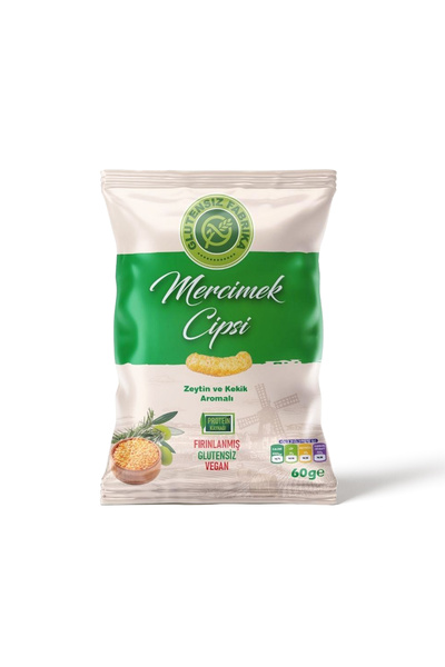 GLUTENSİZ FABRİKA Mercimek Cipsi 60g Karma Paket (3 ÇEŞİT) (GLÜTENSİZ & VEGAN)