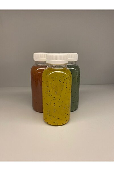 Erbaşlar 12 Adet 250 ml Yuvarlak Detox, Meyve Suyu, Sporcu,diyet Beslenme-boş Pet Şişe(BEYAZ KİLİTLİ KAPAKLI)