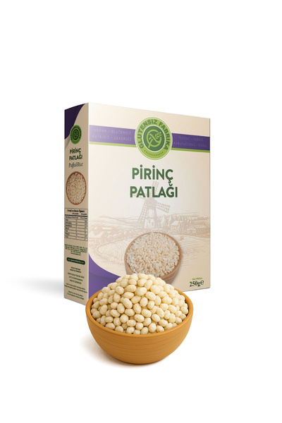GLUTENSİZ FABRİKA Pirinç Patlağı Sade 250 G (GLÜTENSİZ & VEGAN)