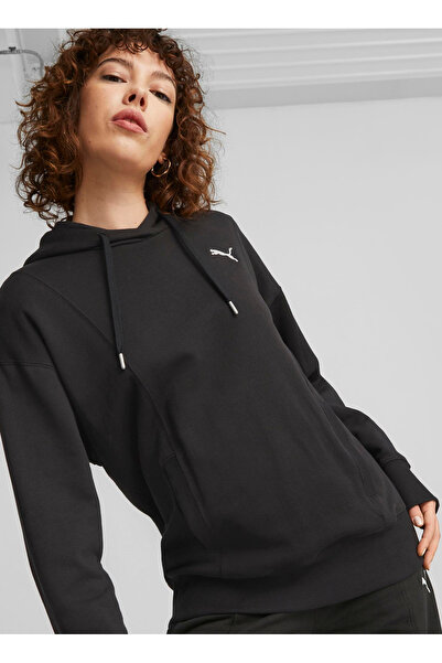 Puma 67311001 HER Hoodie TR Black Siyah Kapüşon Yaka Regular Fit Düz Kadın Sw...