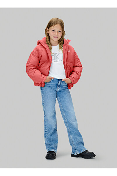 Calvin Klein Pembe Kız Çocuk Şişme Mont IG0IG02056VAZ