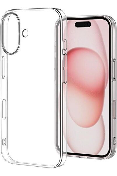 Nezih Case Apple iPhone 17 Uyumlu Yumuşak Esnek 3D Süper Şeffaf Silikon Kılıf