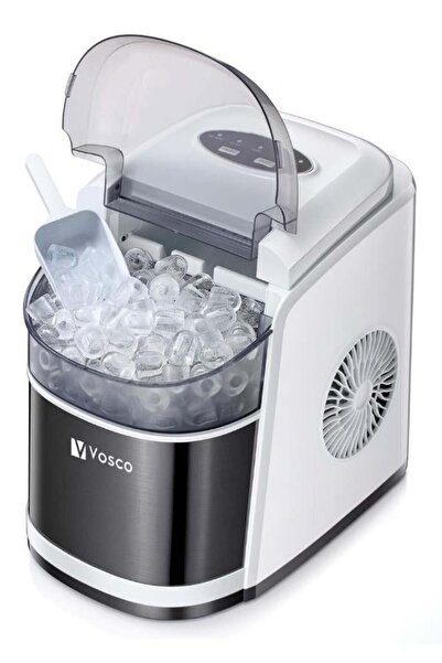 vosco Set Üstü Buz Makinesi 12 Kg Gri