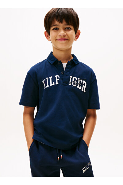 Tommy Hilfiger Lastikli Paça Lacivert Erkek Çocuk Eşofman Altı KB0KB09695C1G