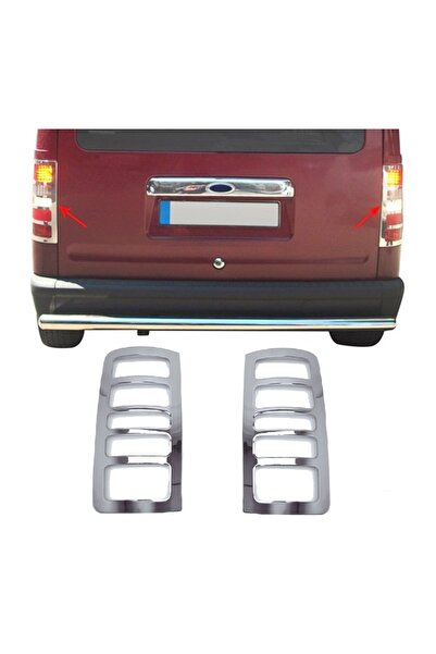 Genel Markalar Ford Connect 2002-2009 Arası Krom Stop Çerçevesi 2 Parça Paslanmaz Çelik